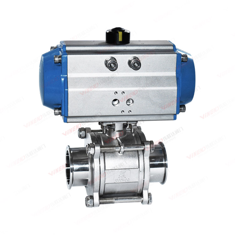 气动快装球阀