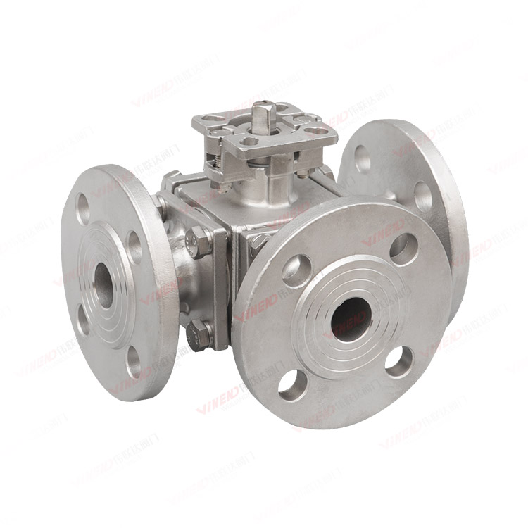 三通高平台法兰球阀