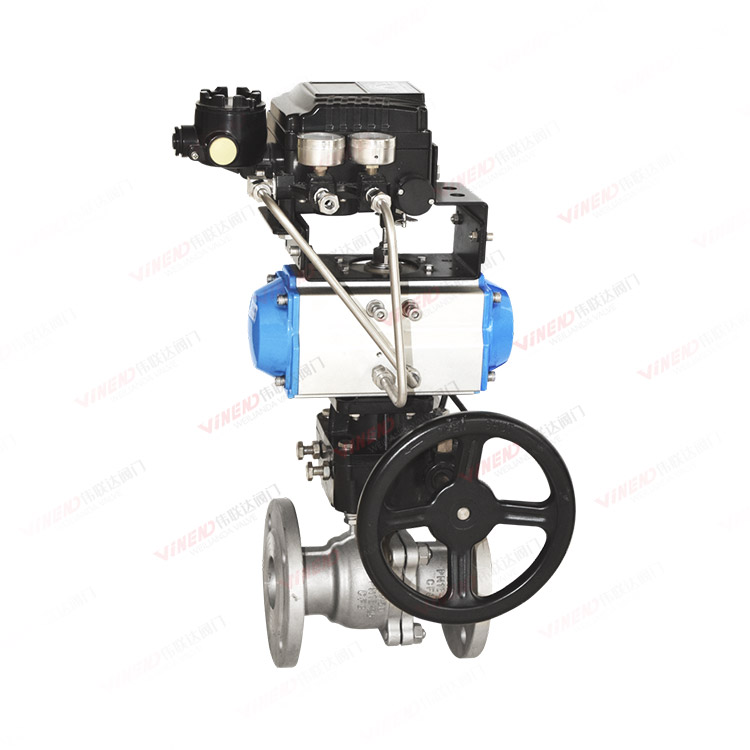 调节型气动法兰球阀