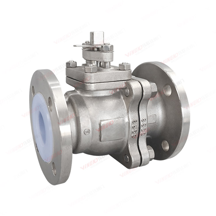 衬氟手动法兰球阀