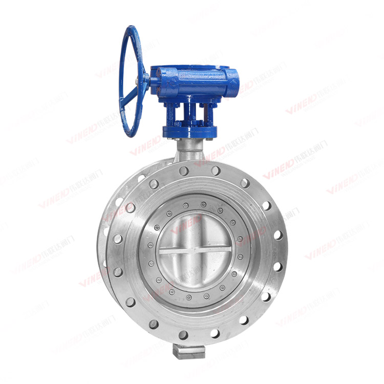 不锈钢蜗轮法兰蝶阀