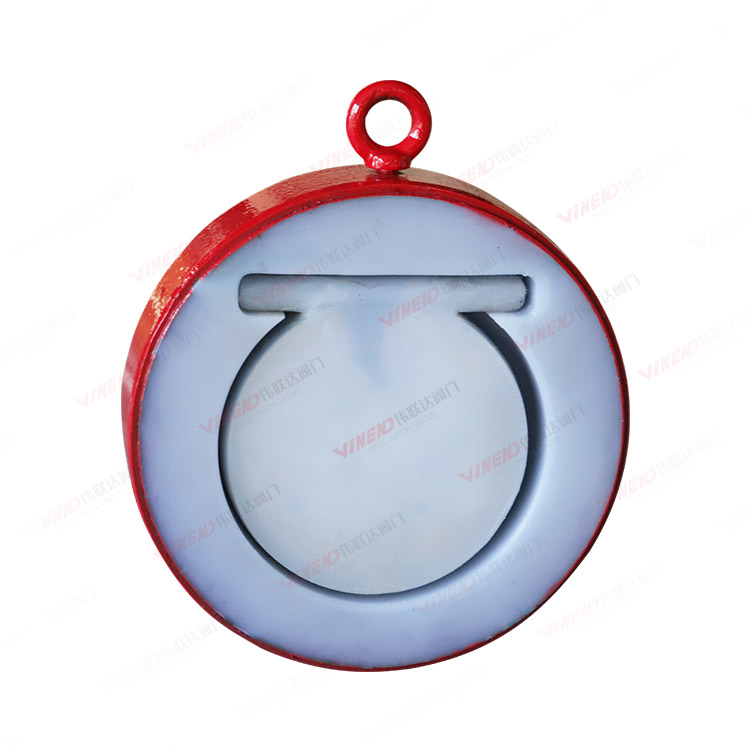 衬氟对夹旋启式止回阀