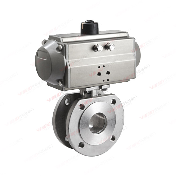 气动意大利薄型对夹球阀